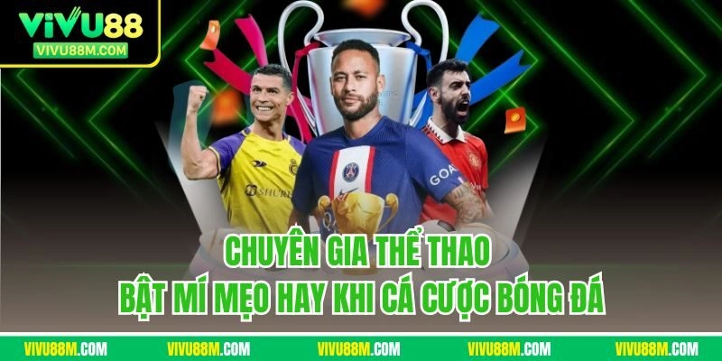 Chuyên gia thể thao bật mí mẹo hay khi cá cược bóng đá